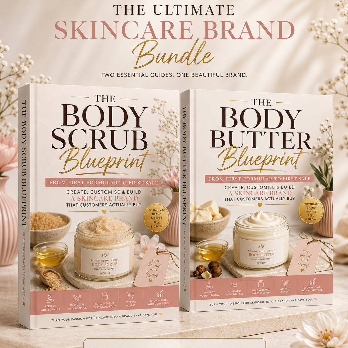 TWIN SAVER: BODY BUTTER + BODY SCRUBS BLUEPRINT